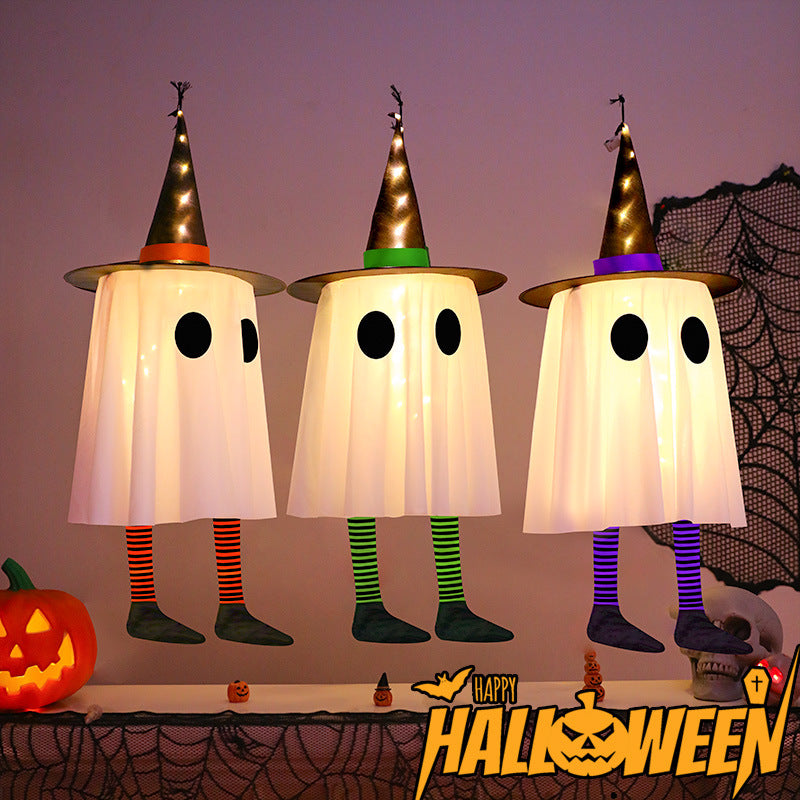 Halloween Luminous screaming ghost pendant