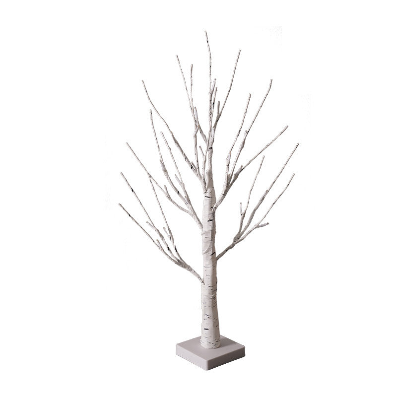 Birch tree led Christmas party