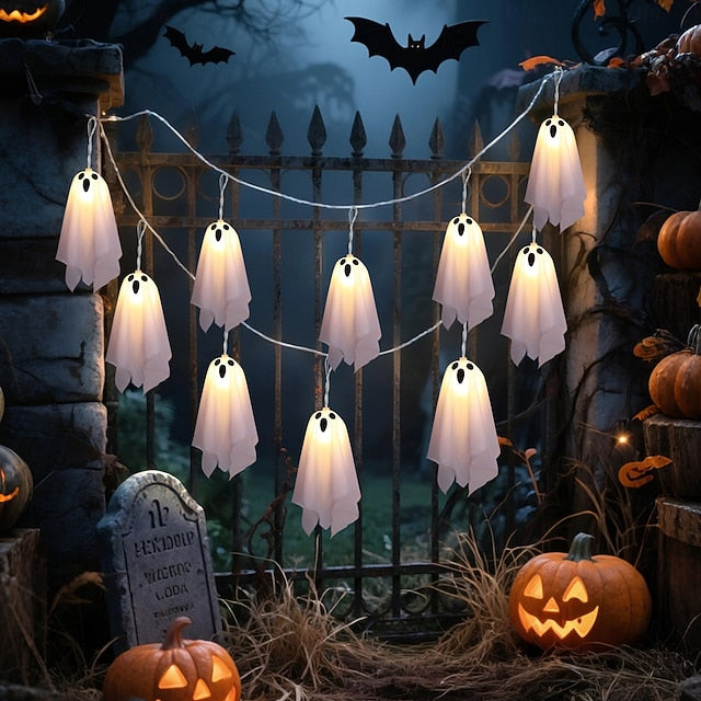 Halloween Luminous screaming ghost pendant