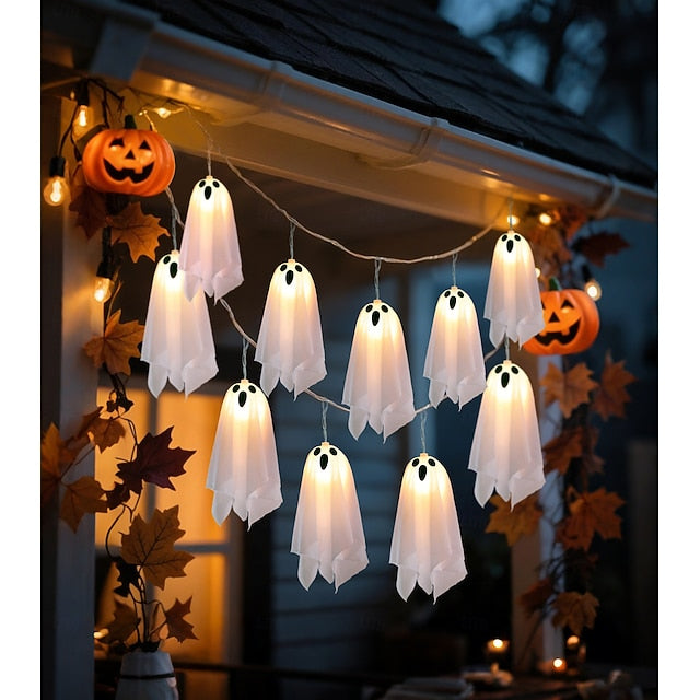Halloween Luminous screaming ghost pendant