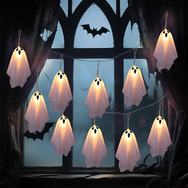 Halloween Luminous screaming ghost pendant