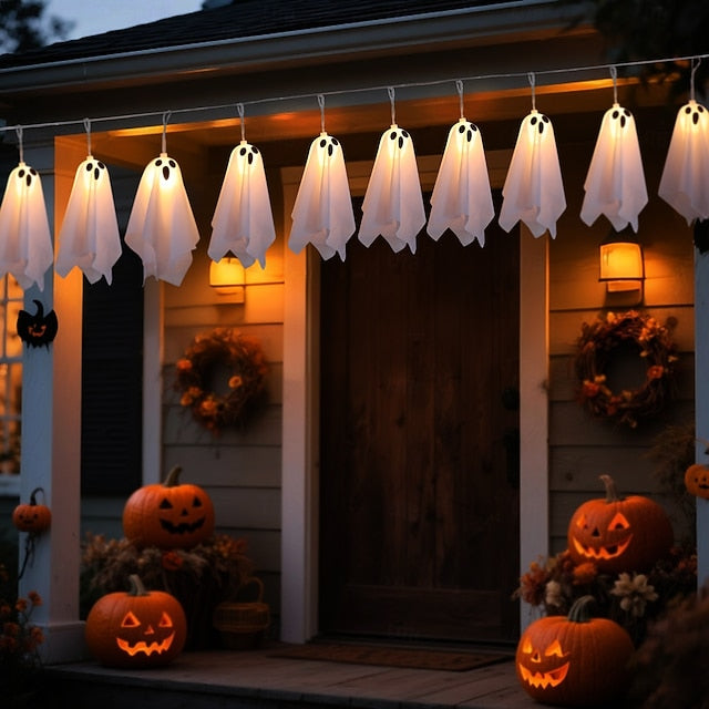 Halloween Luminous screaming ghost pendant