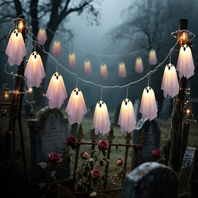 Halloween Luminous screaming ghost pendant