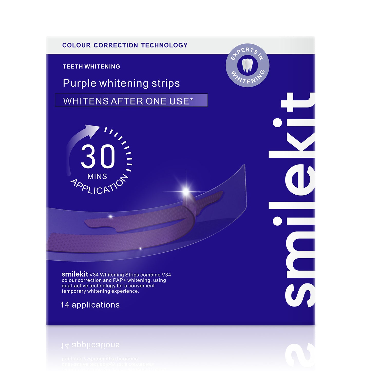 PAP+ Whitening Strips, Dazzling whitening strips, teeth whitening strips