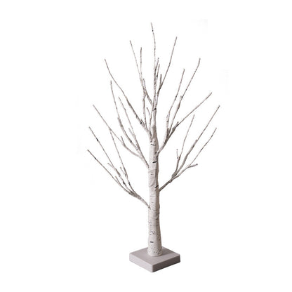 Birch tree led Christmas party