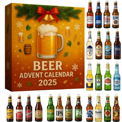 2025 Whiskey Gift Calendar – 24-Day Festive Display Box, No Power Needed