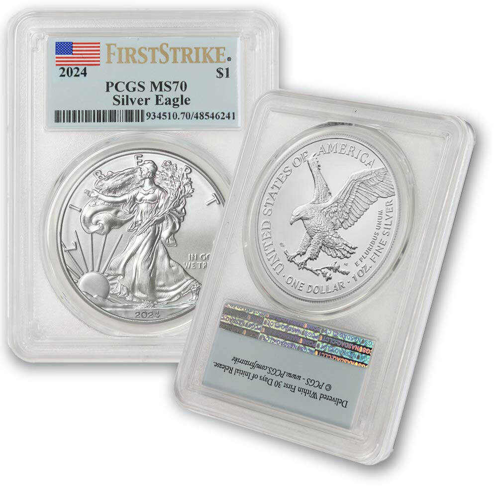 American Eagle 2016-2025 Silver Coin PCGS MS70 First Strikes