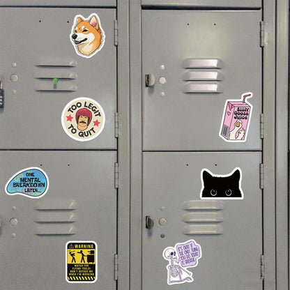 130PCS Funny Saying Sticker Pack - Snarky,