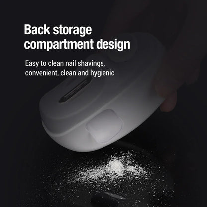 Electric Nail Clipper & Polisher with LED Light
