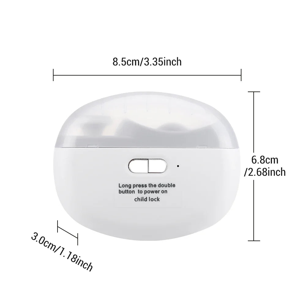 Electric Nail Clipper & Polisher with LED Light