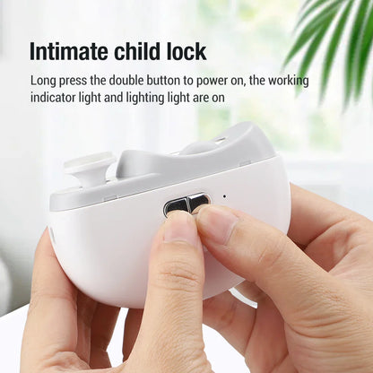 Electric Nail Clipper & Polisher with LED Light