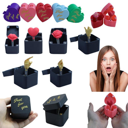 Funny Christmas Gift, 1/9/15/32pcs Creative Surprise Finger Gesture Design Gift Box, Surprise Gift for Friends & Family