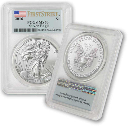 American Eagle 2016-2025 Silver Coin PCGS MS70 First Strikes