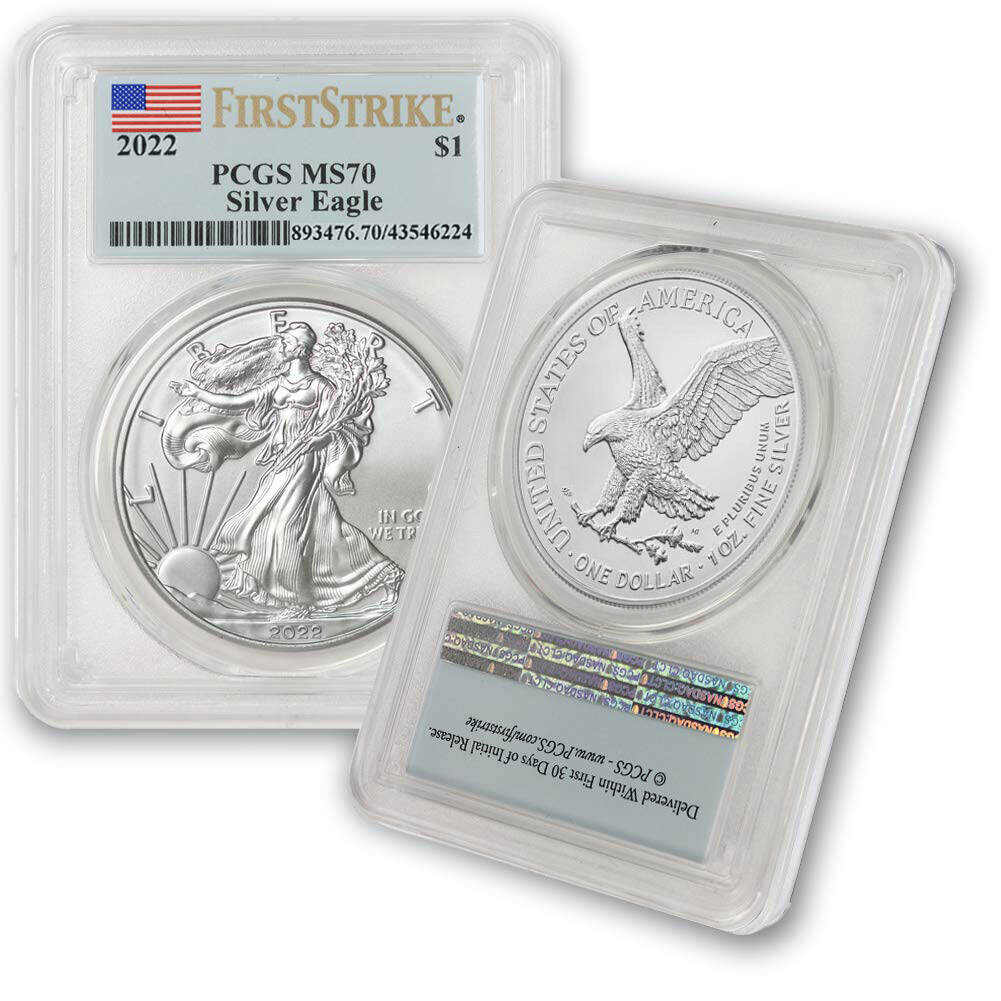 American Eagle 2016-2025 Silver Coin PCGS MS70 First Strikes