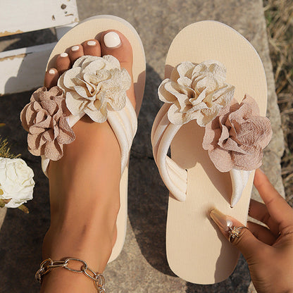 🏖️Summer Specials🌴Women's Non-Slip Beach Sandals with Floral Details